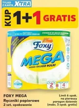 Kaufland FOXY MEGA Ręczniki papierowe 2 szt. opakowanie oferta