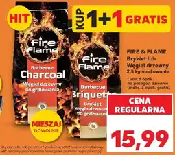 Kaufland Fire & Flame Brykiet lub Węgiel drzewny oferta