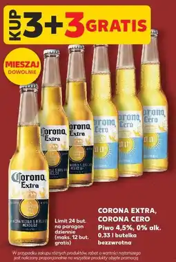 Kaufland Corona Extra, Corona Cero Piwo 4,5%, 0% alk oferta