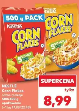Kaufland Nestlé Corn Flakes różne rodzaje oferta