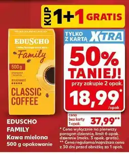Kaufland EDUSCHO FAMILY Kawa mielona oferta