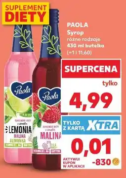 Kaufland Paola Syrop oferta