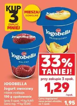 Kaufland Zott Jogobella Jogurt owocowy oferta
