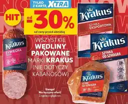 Kaufland Wędliny pakowane marki Krakus (nie dotyczy kabanosów) oferta