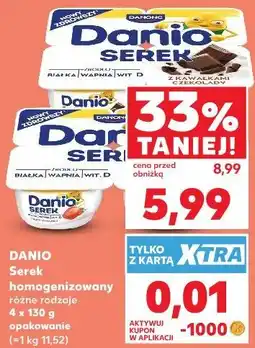 Kaufland Danio Serek homogenizowany oferta