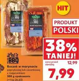Kaufland Let's BBQ Boczek w marynacie paprykowym lub czosnkowej z majerankiem oferta