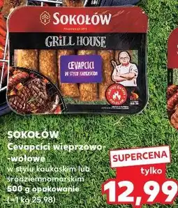 Kaufland Sokołów Grill House Cevapcici wieprzowo-wołowe w stylu kaukaskim lub śródziemnomorskim oferta