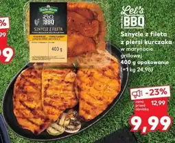 Kaufland Let's BBQ Sznycle z fileta z piersi kurczaka w marynacie grillowej oferta