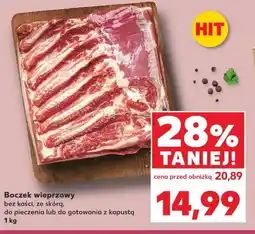 Kaufland Boczek wieprzowy bez kości, ze skórą oferta