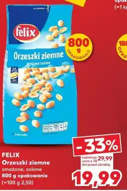 Kaufland Felix Orzeszki ziemne smażone, solone oferta