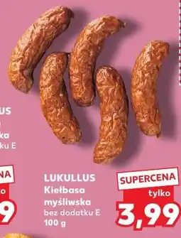 Kaufland LUKULLUS Kiełbasa myśliwska bez dodatku E oferta