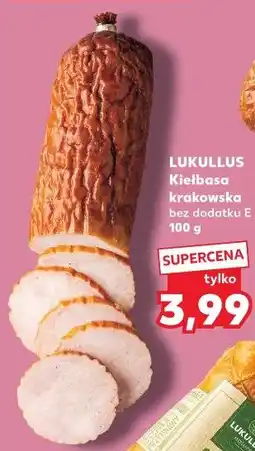 Kaufland LUKULLUS Kiełbasa krakowska bez dodatku E oferta