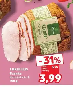 Kaufland LUKULLUS Szynka bez dodatku E oferta