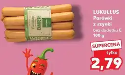Kaufland LUKULLUS Parówki z szynki bez dodatku E oferta