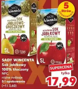 Kaufland Sady Wincenta Sok jabłkowy 100% tłoczony NFC oferta