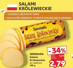 Kaufland Serenada Salami Królewice ser wędzony oferta