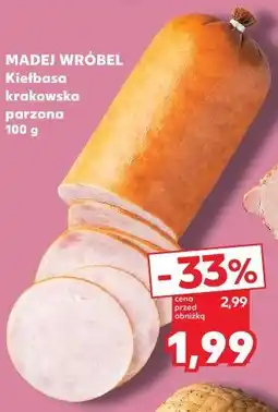 Kaufland Madej Wróbel Kiełbasa krakowska parzona oferta