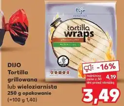 Kaufland DIJO Tortilla grillowana lub wieloziarnista oferta