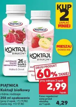 Kaufland PIĄTNICA Koktajl białkowy oferta