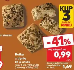 Kaufland Bułka z dynią oferta