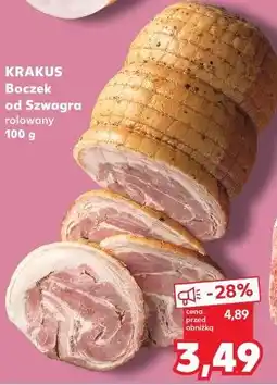 Kaufland Krakus Boczek od Szwagra rolowany oferta