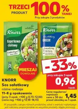 Kaufland Knorr Sos sałatkowy oferta