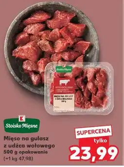 Kaufland Stoisko Mięsne Mięso na gulasz z udźca wołowego oferta
