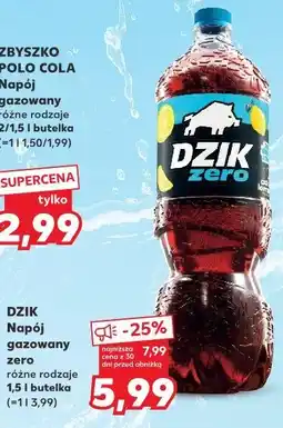 Kaufland Dzik Napój gazowany zero oferta