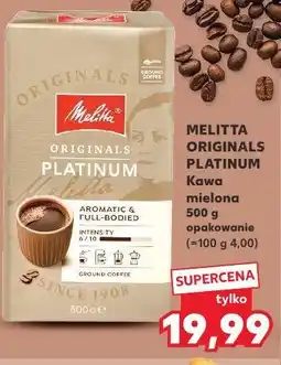 Kaufland Kawa mielona Melitta Originals Platinum oferta