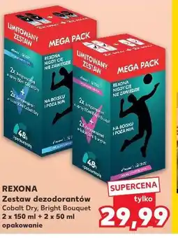 Kaufland REXONA Zestaw dezodorantów Cobalt Dry, Bright Bouquet oferta