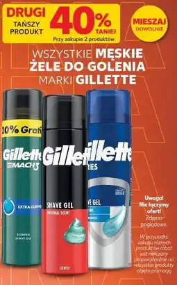 Kaufland Gillette Męskie żele do golenia oferta