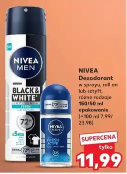 Kaufland NIVEA Dezodorant w sprayu, roll on lub sztyft, różne rodzaje oferta