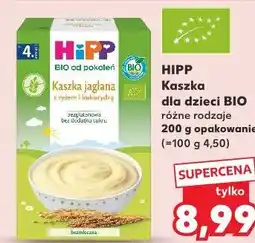 Kaufland HiPP Kaszka dla dzieci BIO różne rodzaje oferta