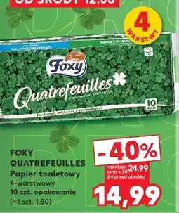 Kaufland Foxy Quatrefeuilles Papier toaletowy oferta