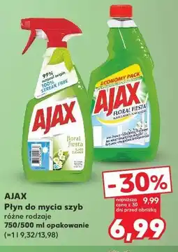 Kaufland Ajax Płyn do mycia szyb różne rodzaje oferta