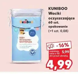 Kaufland Kuniboo Waciki oczyszczające 60 szt oferta