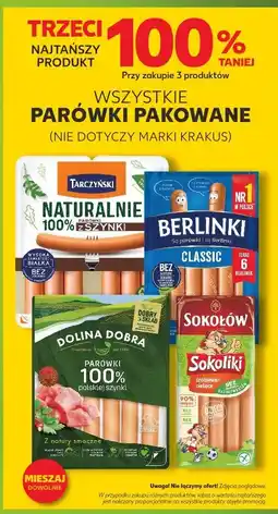 Kaufland Wszystkie parówki pakowane (nie dotyczy marki Krakus) oferta