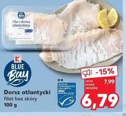 Kaufland Blue Bay Dorsz atlantycki filet bez skóry oferta