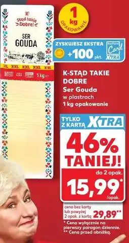 Kaufland K-STĄD TAKIE DOBRE Ser Gouda w plastrach oferta