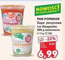 Kaufland PAN POMIDOR Zupa jarzynowa lub Gazpacho oferta