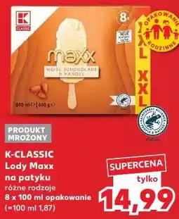 Kaufland K-CLASSIC Lody Maxx na patyku oferta