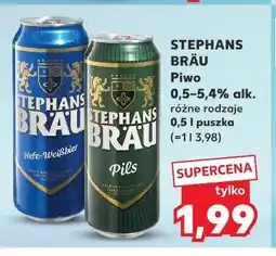 Kaufland Stephans Bräu Piwo 0,5-5,4% alk. różne rodzaje oferta