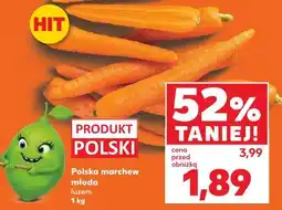 Kaufland Polska marchew młoda luzem oferta