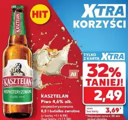 Kaufland Kasztelan Piwo 4,6% alk. niepasteryzowane oferta