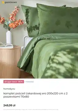 Home&You home&you komplet pościeli żakardowej ero 200x220 cm z 2 poszewkami 70x80 oferta