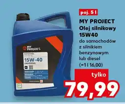 Kaufland Olej silnikowy My Project oferta