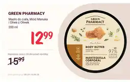 Rossmann Masło do ciała Miód Manuka i Oliwa z Oliwek Green Pharmacy oferta