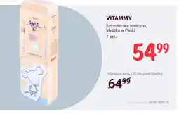 Rossmann Szczoteczka soniczna dla dzieci Vitammy Smile Myszka w Paski oferta