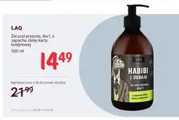 Rossmann Żel pod prysznic LaQ Habibi z Dubaju 8w1 o zapachu złotej karty kredytowej oferta