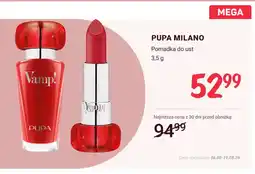 Rossmann Pomadka do ust Pupa Milano Vamp! oferta